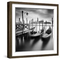 Venice Gondolas-Nina Papiorek-Framed Photographic Print