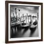 Venice Gondolas-Nina Papiorek-Framed Photographic Print