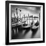 Venice Gondolas-Nina Papiorek-Framed Photographic Print