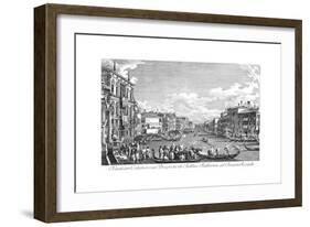 Venice: Grand Canal, 1735-Antonio Visentini-Framed Giclee Print