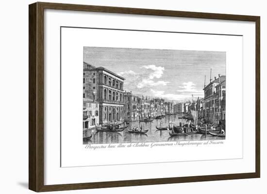 Venice: Grand Canal, 1735-Antonio Visentini-Framed Giclee Print