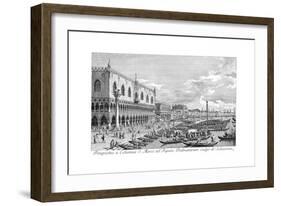 Venice: Grand Canal, 1735-Antonio Visentini-Framed Giclee Print