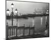 Venice (Grand Canal, B&W) Art Poster Print-null-Mounted Art Print