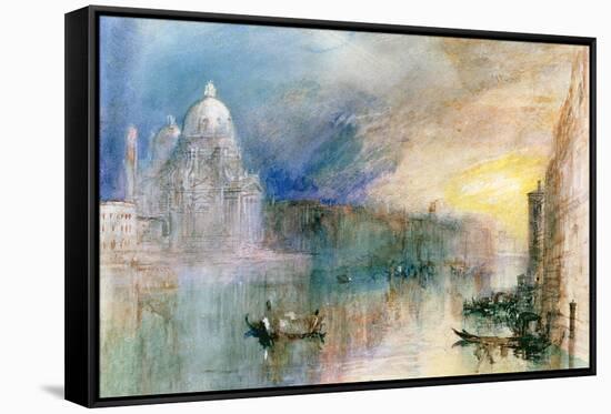 Venice: Grand Canal with Santa Maria Della Salute-J^ M^ W^ Turner-Framed Stretched Canvas