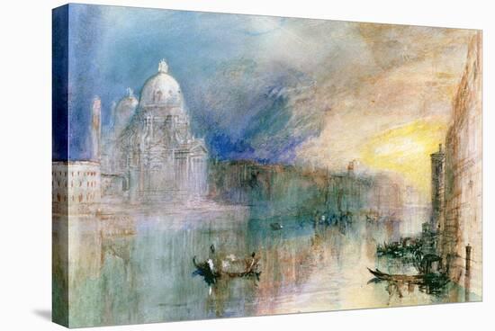 Venice: Grand Canal with Santa Maria Della Salute-J^ M^ W^ Turner-Stretched Canvas