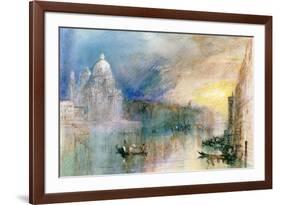 Venice: Grand Canal with Santa Maria Della Salute-J^ M^ W^ Turner-Framed Giclee Print