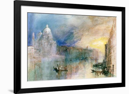 Venice: Grand Canal with Santa Maria Della Salute-J^ M^ W^ Turner-Framed Giclee Print