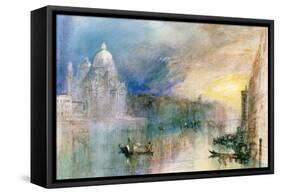 Venice: Grand Canal with Santa Maria Della Salute-J^ M^ W^ Turner-Framed Stretched Canvas