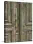 Venice Green Door-George Johnson-Stretched Canvas