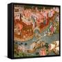 Venice in 1338-null-Framed Stretched Canvas