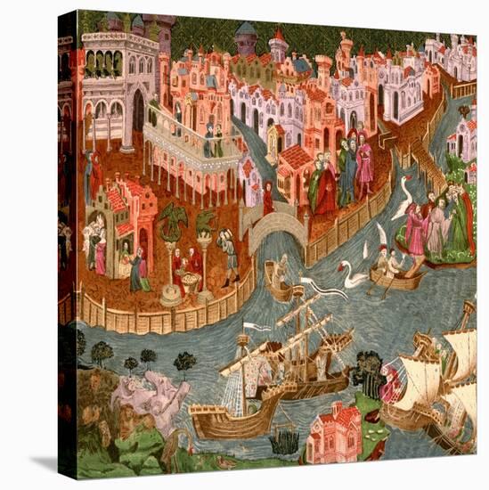 Venice in 1338-null-Stretched Canvas