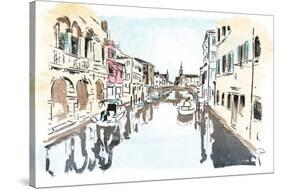 Venice In Ink-OnRei-Stretched Canvas