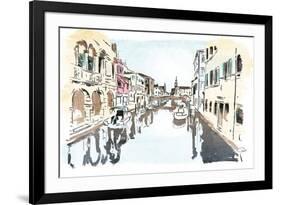 Venice In Ink-OnRei-Framed Premium Giclee Print