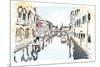 Venice In Ink-OnRei-Mounted Premium Giclee Print