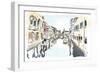 Venice In Ink-OnRei-Framed Art Print