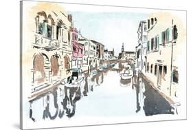 Venice In Ink-OnRei-Stretched Canvas