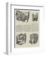 Venice in London, Sketches in Olympia-null-Framed Giclee Print