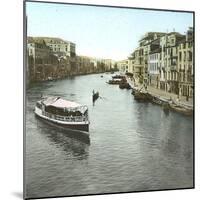 Venice (Italy), Canal Grande Seen from the Rialto Bridge, Circa 1895-Leon, Levy et Fils-Mounted Photographic Print