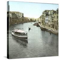 Venice (Italy), Canal Grande Seen from the Rialto Bridge, Circa 1895-Leon, Levy et Fils-Stretched Canvas