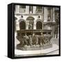 Venice (Italy), Courtyard of the Ducal Palace, the Well, Circa 1895-Leon, Levy et Fils-Framed Stretched Canvas