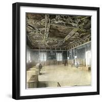 Venice (Italy), Ducal Palace, Room of the Grand Council-Leon, Levy et Fils-Framed Photographic Print