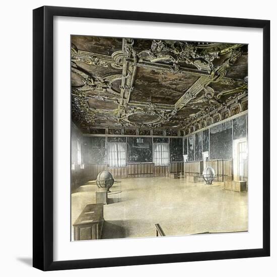 Venice (Italy), Ducal Palace, Room of the Grand Council-Leon, Levy et Fils-Framed Photographic Print