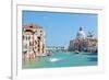 Venice, Italy. Grand Canal and Basilica Santa Maria Della Salute at Sunny Day. View from Ponte Dell-Michal Bednarek-Framed Photographic Print