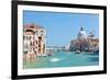 Venice, Italy. Grand Canal and Basilica Santa Maria Della Salute at Sunny Day. View from Ponte Dell-Michal Bednarek-Framed Photographic Print