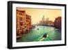 Venice, Italy. Grand Canal and Basilica Santa Maria Della Salute at Sunset. View from Ponte Dell Ac-Michal Bednarek-Framed Photographic Print