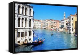 Venice, Italy, Grand Canal-lachris77-Framed Stretched Canvas