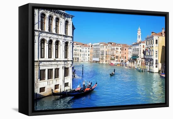 Venice, Italy, Grand Canal-lachris77-Framed Stretched Canvas