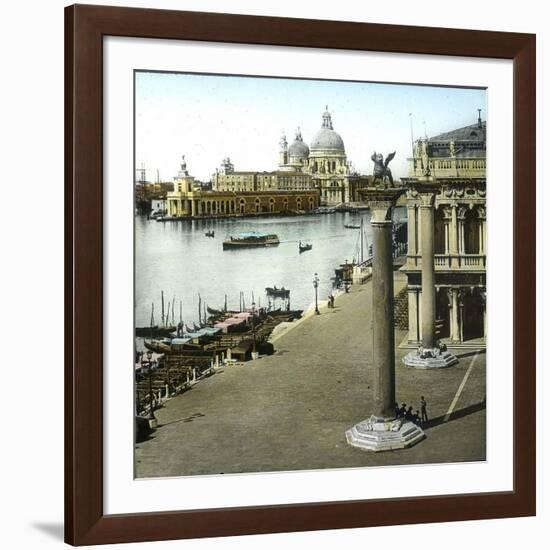 Venice (Italy), Image from the Ducal Palace, Circa 1895-Leon, Levy et Fils-Framed Photographic Print
