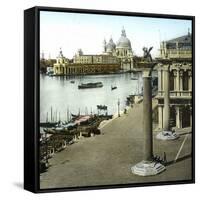 Venice (Italy), Image from the Ducal Palace, Circa 1895-Leon, Levy et Fils-Framed Stretched Canvas