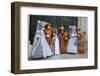 Venice, Italy. Mask and Costumes at Carnival Gathering-Darrell Gulin-Framed Photographic Print