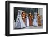 Venice, Italy. Mask and Costumes at Carnival Gathering-Darrell Gulin-Framed Photographic Print