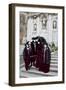 Venice, Italy. Mask and Costumes at Carnival Gathering-Darrell Gulin-Framed Photographic Print