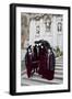 Venice, Italy. Mask and Costumes at Carnival Gathering-Darrell Gulin-Framed Photographic Print