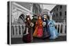 Venice, Italy. Mask and Costumes at Carnival-Darrell Gulin-Stretched Canvas