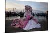 Venice, Italy. Mask and Costumes at Carnival-Darrell Gulin-Stretched Canvas