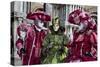 Venice, Italy. Mask and Costumes at Carnival-Darrell Gulin-Stretched Canvas