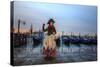 Venice, Italy. Mask and Costumes at Carnival-Darrell Gulin-Stretched Canvas