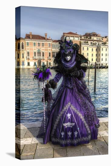 Venice, Italy. Mask and Costumes at Carnival-Darrell Gulin-Stretched Canvas