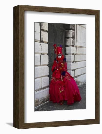 Venice, Italy. Mask and Costumes at Carnival-Darrell Gulin-Framed Photographic Print