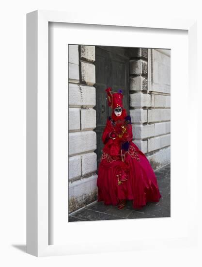 Venice, Italy. Mask and Costumes at Carnival-Darrell Gulin-Framed Photographic Print