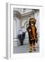 Venice, Italy. Mask and Costumes at Carnival-Darrell Gulin-Framed Photographic Print