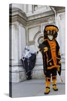 Venice, Italy. Mask and Costumes at Carnival-Darrell Gulin-Stretched Canvas