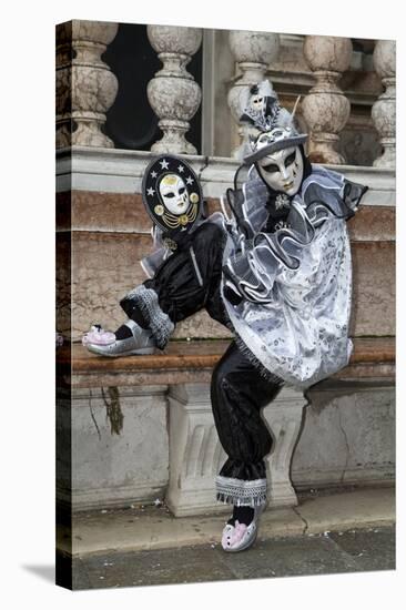 Venice, Italy. Mask and Costumes at Carnival-Darrell Gulin-Stretched Canvas