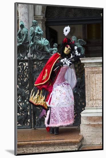 Venice, Italy. Mask and Costumes at Carnival-Darrell Gulin-Mounted Photographic Print