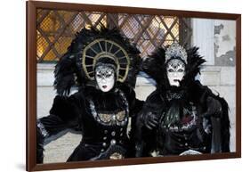 Venice, Italy. Mask and Costumes at Carnival-Darrell Gulin-Framed Photographic Print