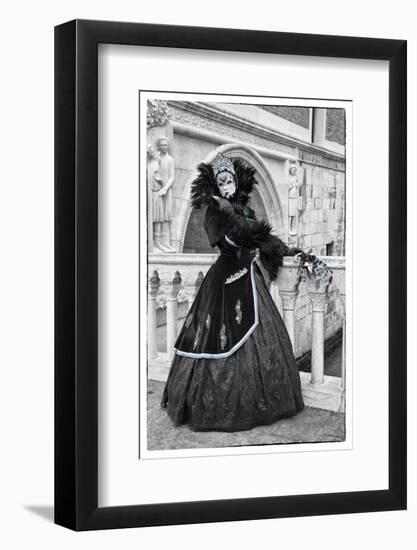 Venice, Italy. Mask and Costumes at Carnival-Darrell Gulin-Framed Photographic Print